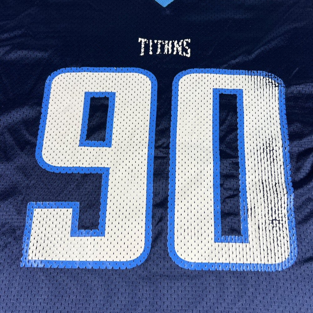 Y2K Reebok Tennessee Titans Jevon Kearse Football Jersey Extra Extra Large Blue - Picture 3 of 15